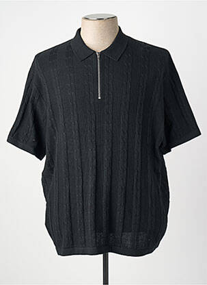 Polo negru JACK & JONES bărbat