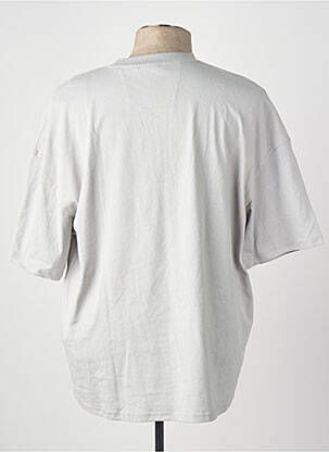 Tricou guler rotund gri JACK & JONES bărbat