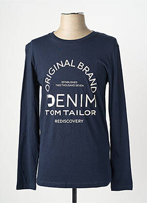 Tricou albastru TOM TAILOR bărbat