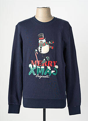 Pulover albastru JACK & JONES bărbat