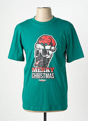 Tricou verde JACK & JONES bărbat