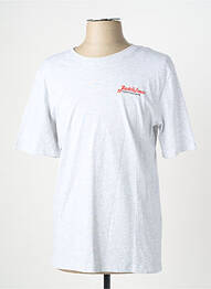 Tricou guler rotund mâneci scurte albastru JACK & JONES bărbat
