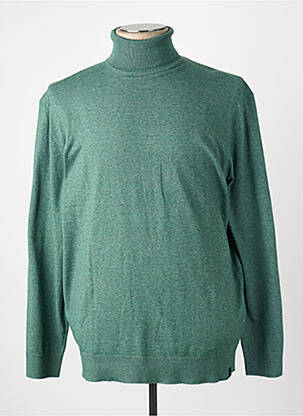 Pulover cu guler înalt mâneci lungi mâneci lungi verde TOM TAILOR bărbat