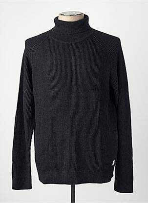 Pulover cu guler înalt negru JACK & JONES bărbat