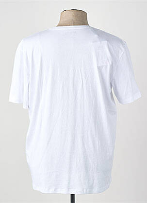 Tricou guler rotund alb SELECTED bărbat