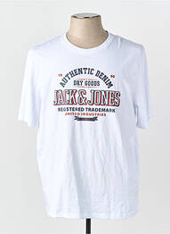 Tricou alb JACK & JONES bărbat