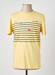 Tricou galben JACK & JONES bărbat