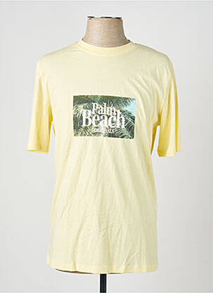Tricou galben JACK & JONES bărbat