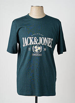 Tricou verde JACK & JONES bărbat