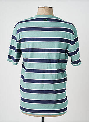 Tricou guler rotund mâneci scurte verde JACK & JONES bărbat