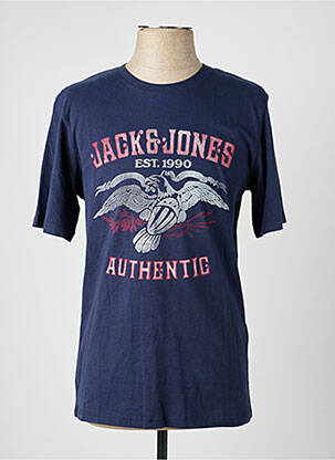 Tricou albastru JACK & JONES bărbat