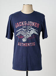 Tricou albastru JACK & JONES bărbat