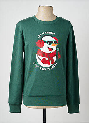 Pulover verde JACK & JONES bărbat