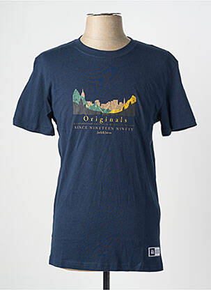 Tricou albastru JACK & JONES bărbat
