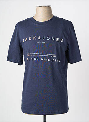 Tricou mâneci scurte mâneci scurte albastru JACK & JONES bărbat