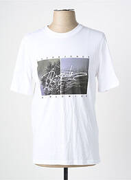 Tricou alb JACK & JONES bărbat