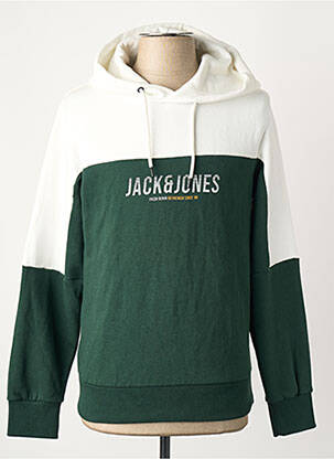 Hanorac cu glugă mâneci lungi mâneci lungi verde JACK & JONES bărbat