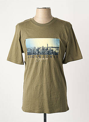 Tricou verde JACK & JONES bărbat