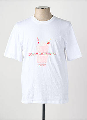 Tricou alb JACK & JONES bărbat