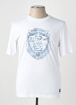 Tricou alb JACK & JONES bărbat