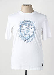 Tricou alb JACK & JONES bărbat
