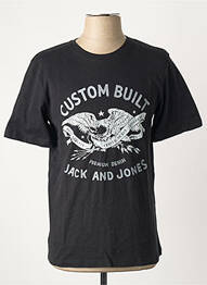 Tricou negru JACK & JONES bărbat
