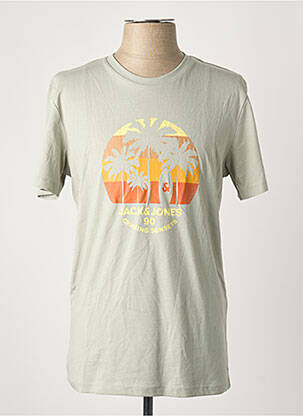 Tricou bej JACK & JONES bărbat