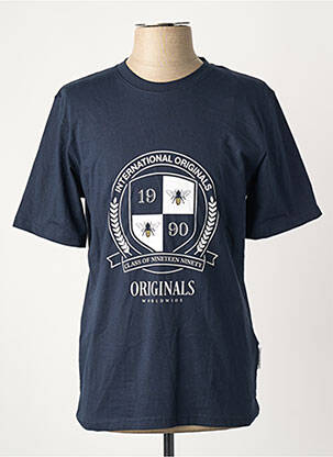 Tricou albastru JACK & JONES bărbat