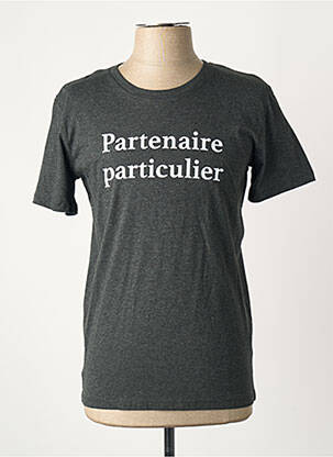 Tricou negru MONSIEUR TSHIRT bărbat