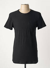 Tricou croială dreaptă mâneci scurte negru TOM TAILOR bărbat