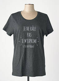 Tricou negru MONSIEUR TSHIRT femeie