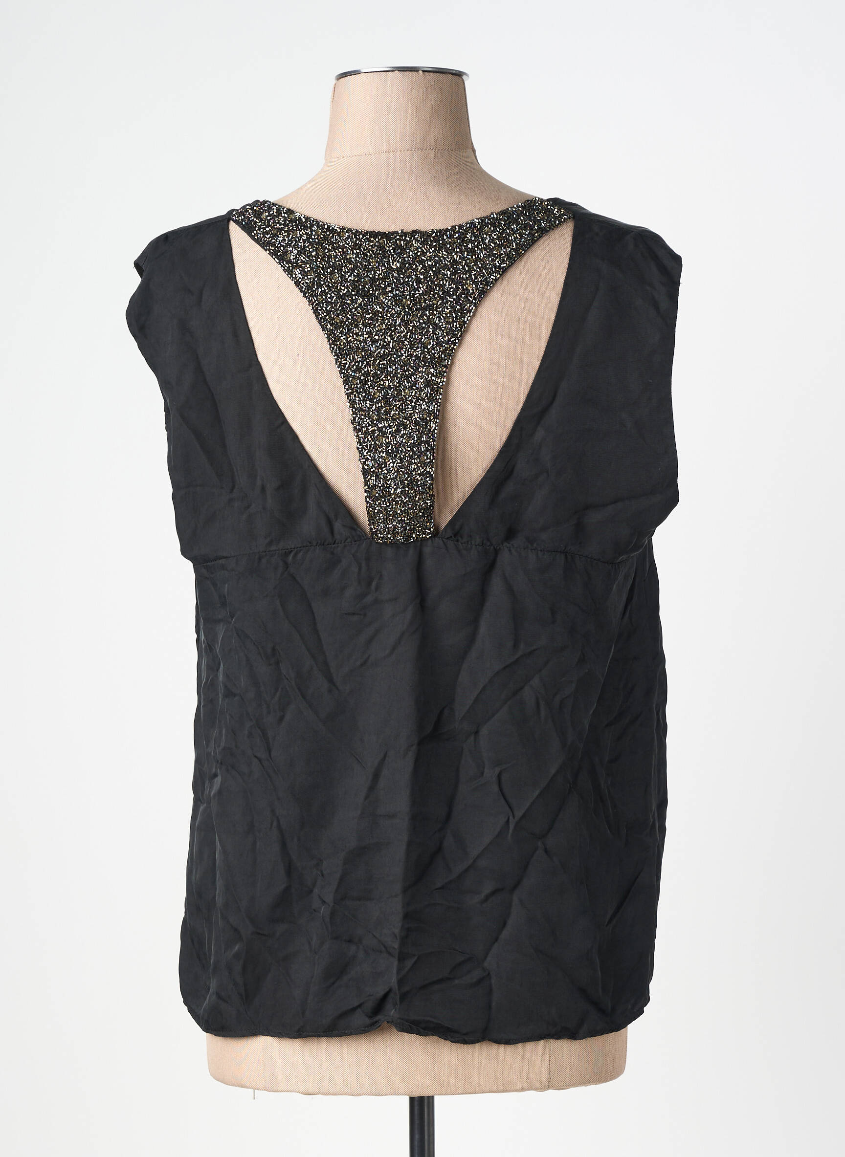 Tricou negru IKKS femeie