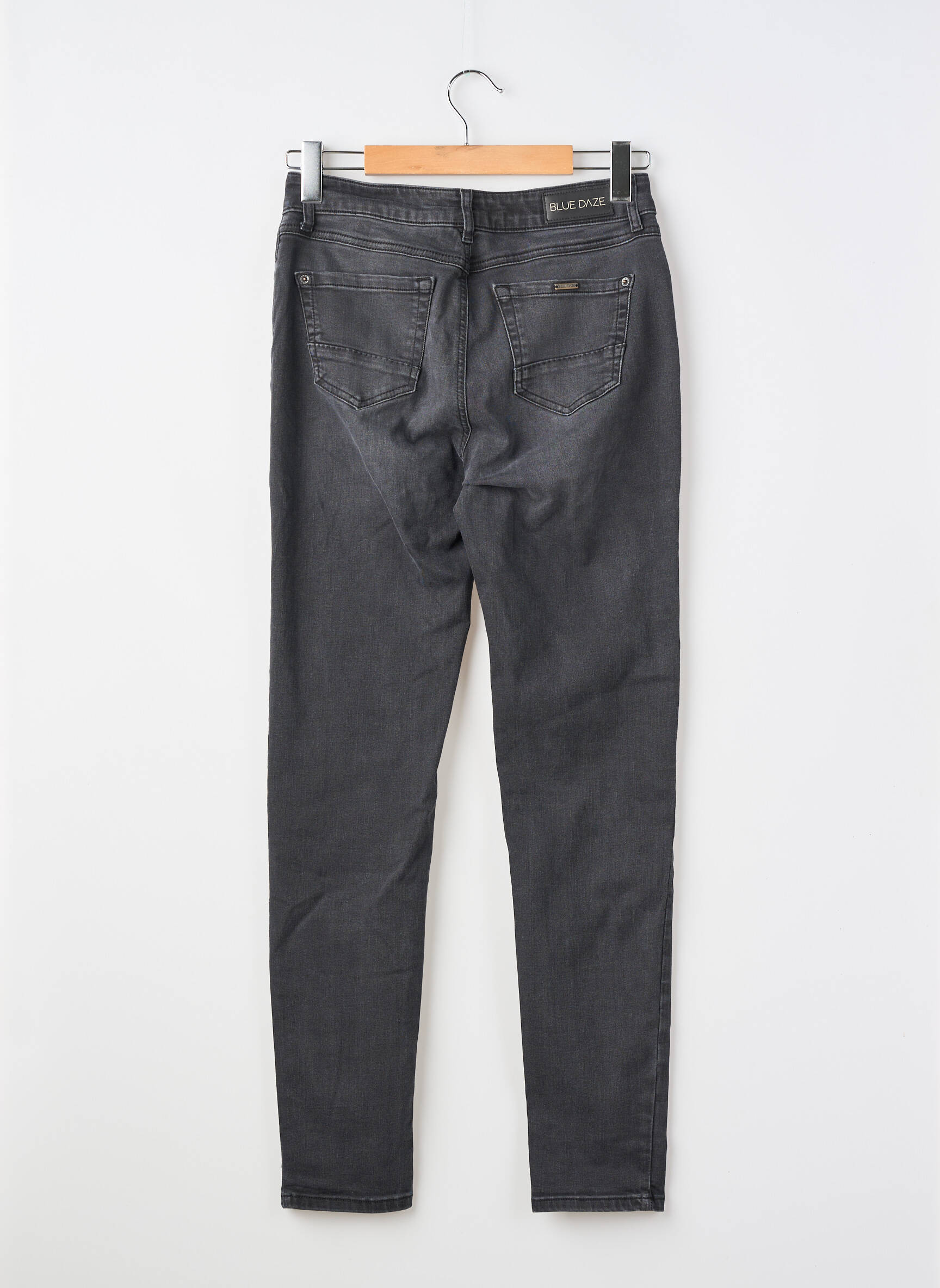 Pantalon drept negru BLUE DAZE femeie