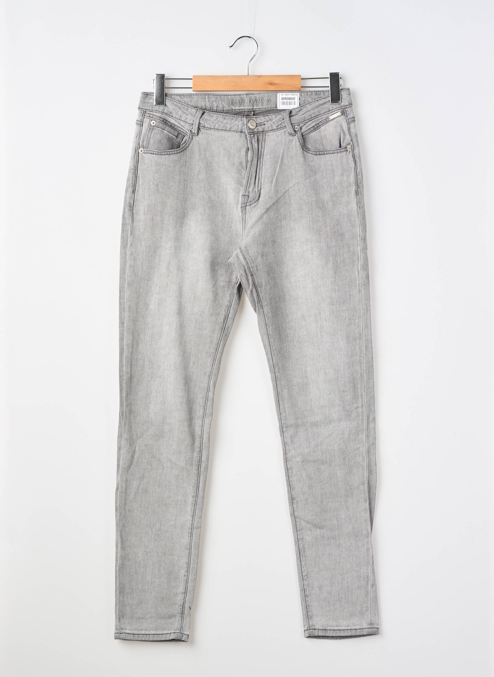 Pantalon drept gri BLUE DAZE femeie