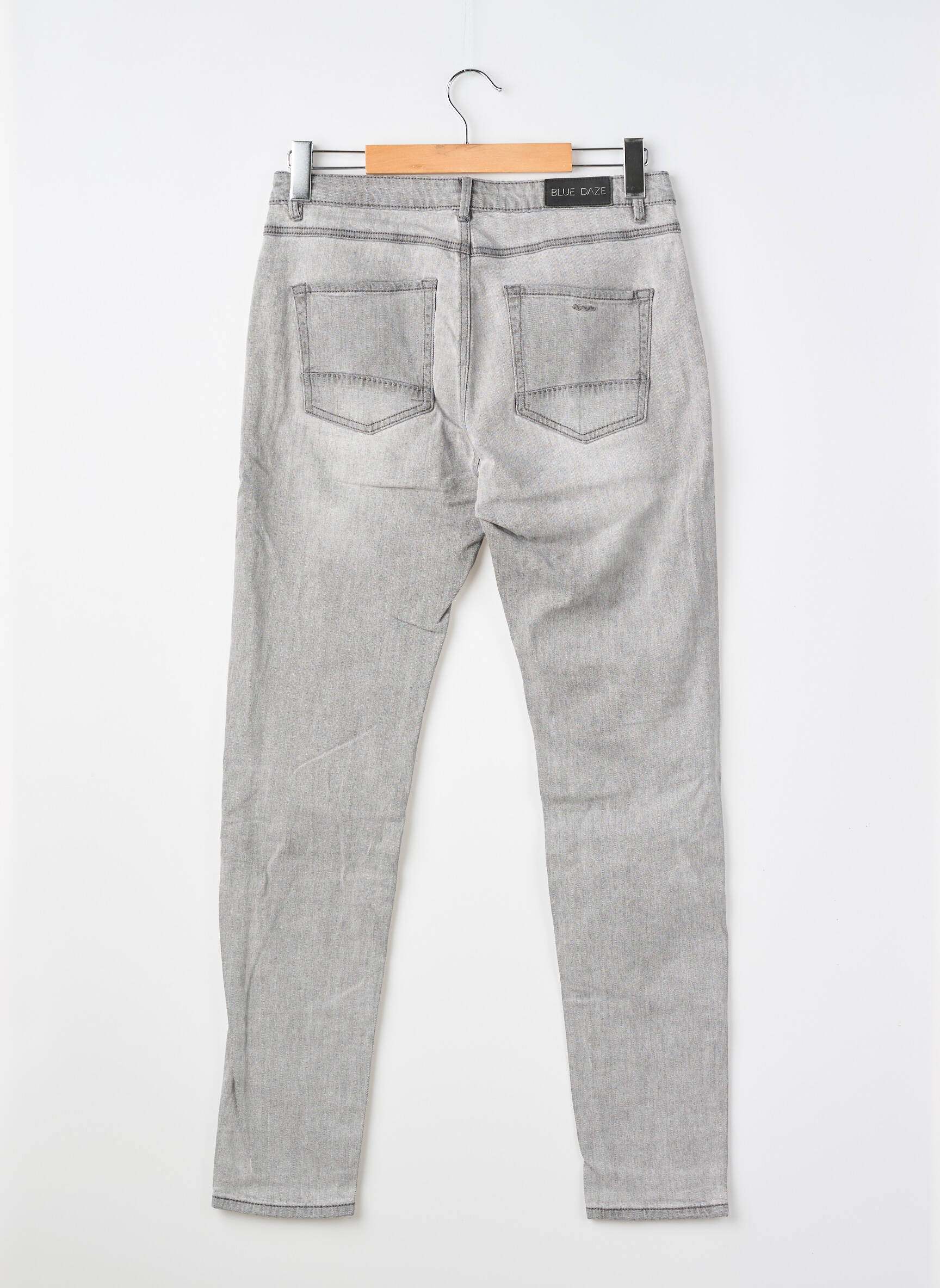 Pantalon drept gri BLUE DAZE femeie