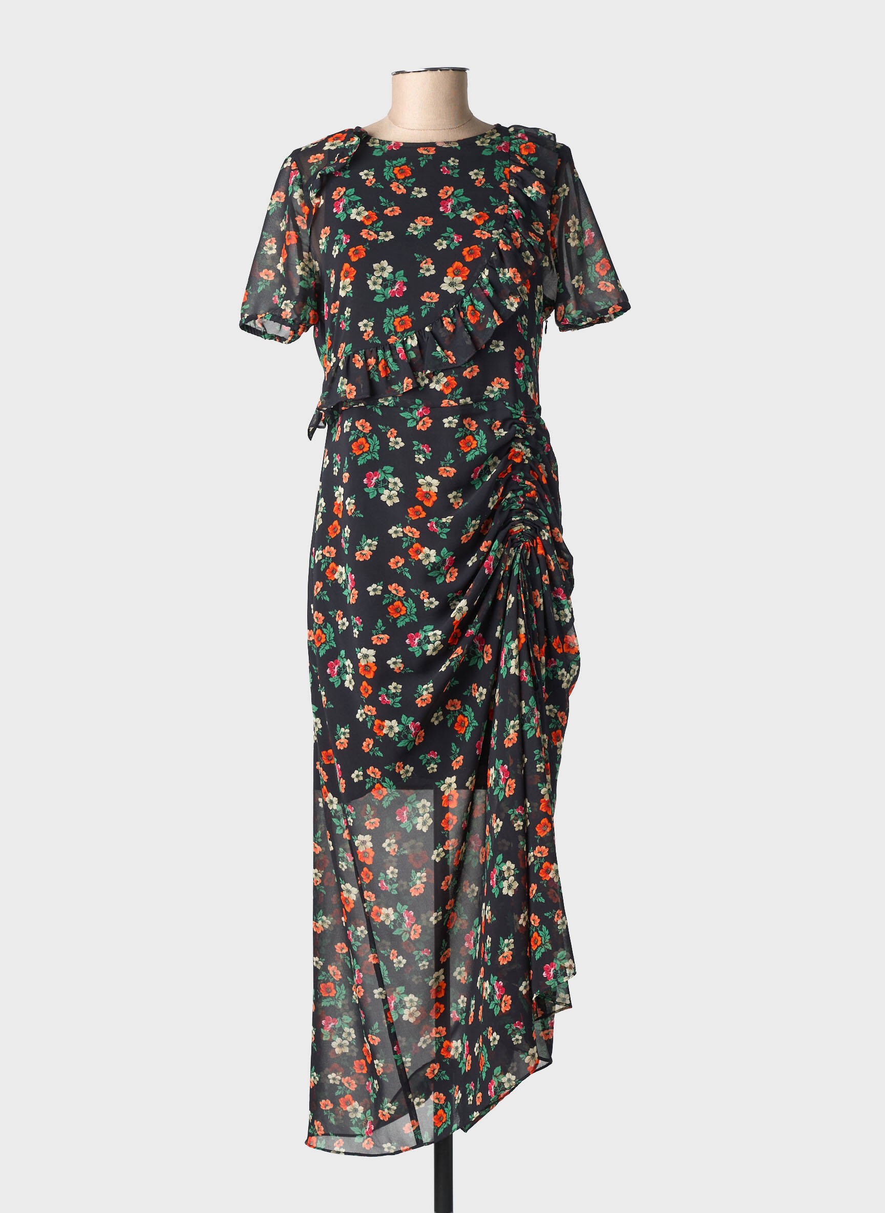 Rochie lungă roșu MAJE femeie