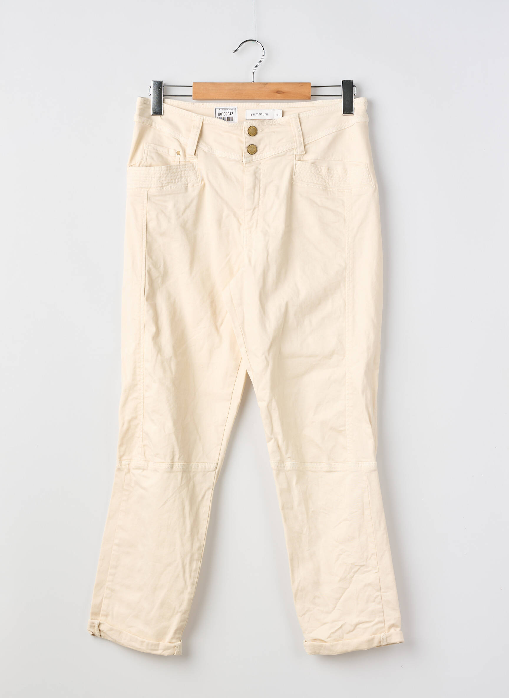 Pantalon drept bej SUMMUM femeie