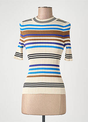 Tricou guler rotund maro ONLY femeie