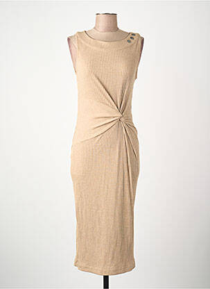 Rochie scurtă bej GUESS femeie