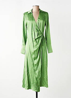 Rochie lungă verde MANGO femeie