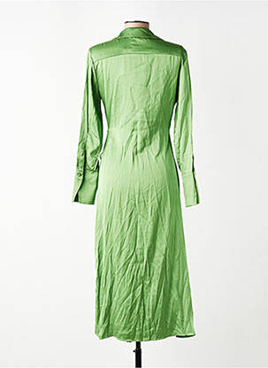 Rochie lungă verde MANGO femeie