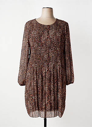 Rochie midi maro ZABAIONE femeie