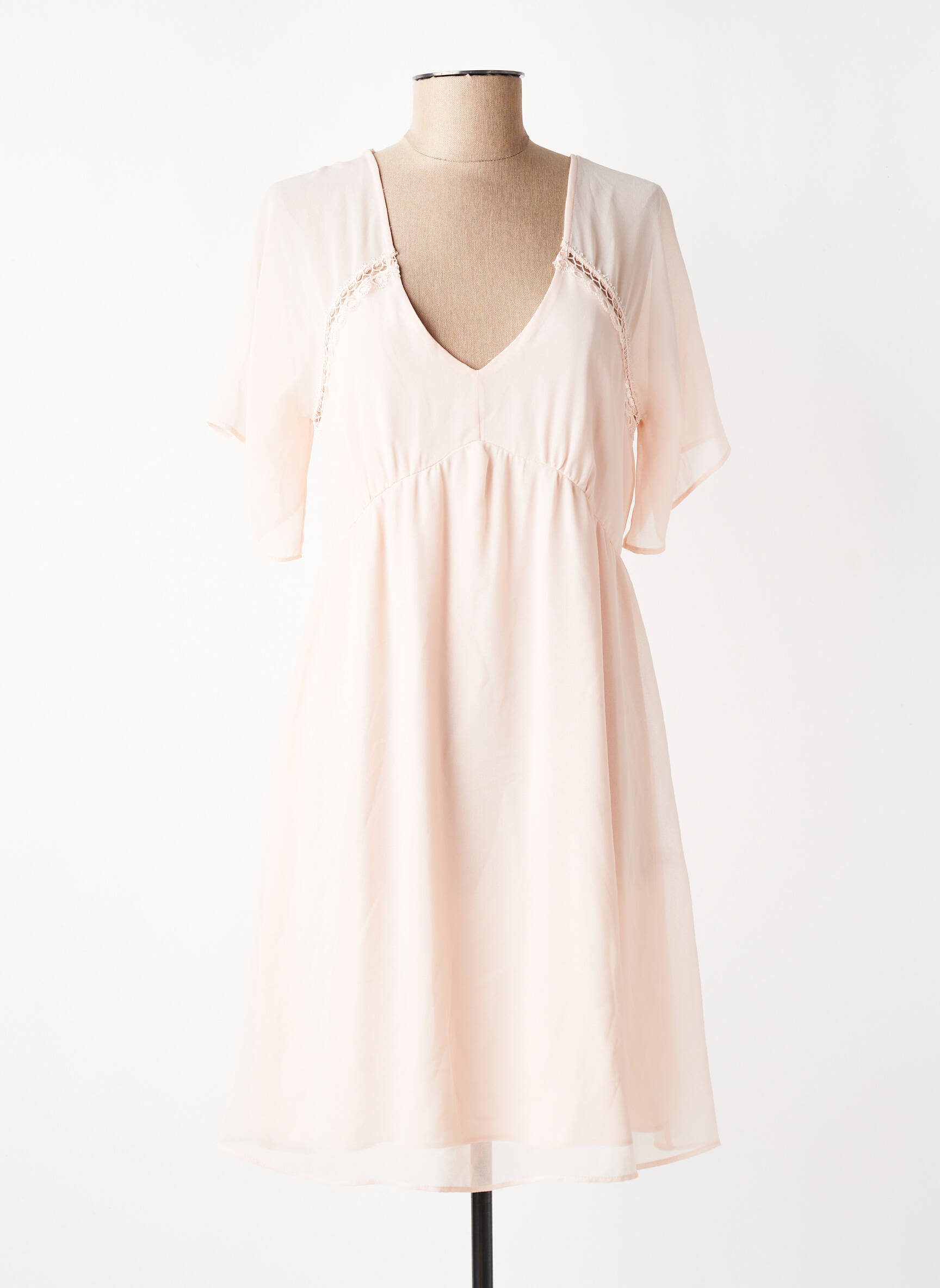 Rochie scurtă roz NAF NAF femeie