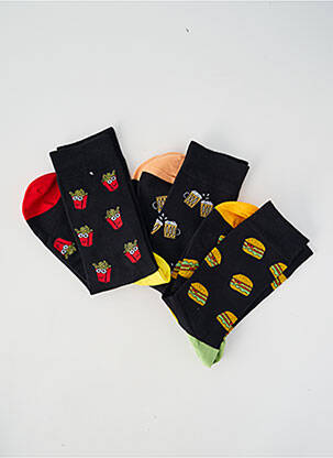 Șosete negru FUN SOCKS bărbat