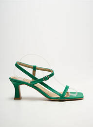 Sandale/pantofi decupați verde ASTRID BLACK LABEL femeie