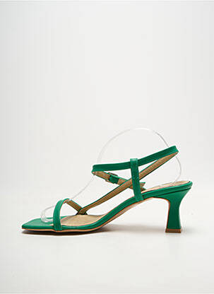 Sandale/pantofi decupați verde ASTRID BLACK LABEL femeie