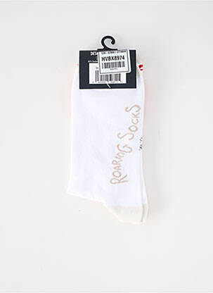 Șosete alb ROARING SOCKS bărbat
