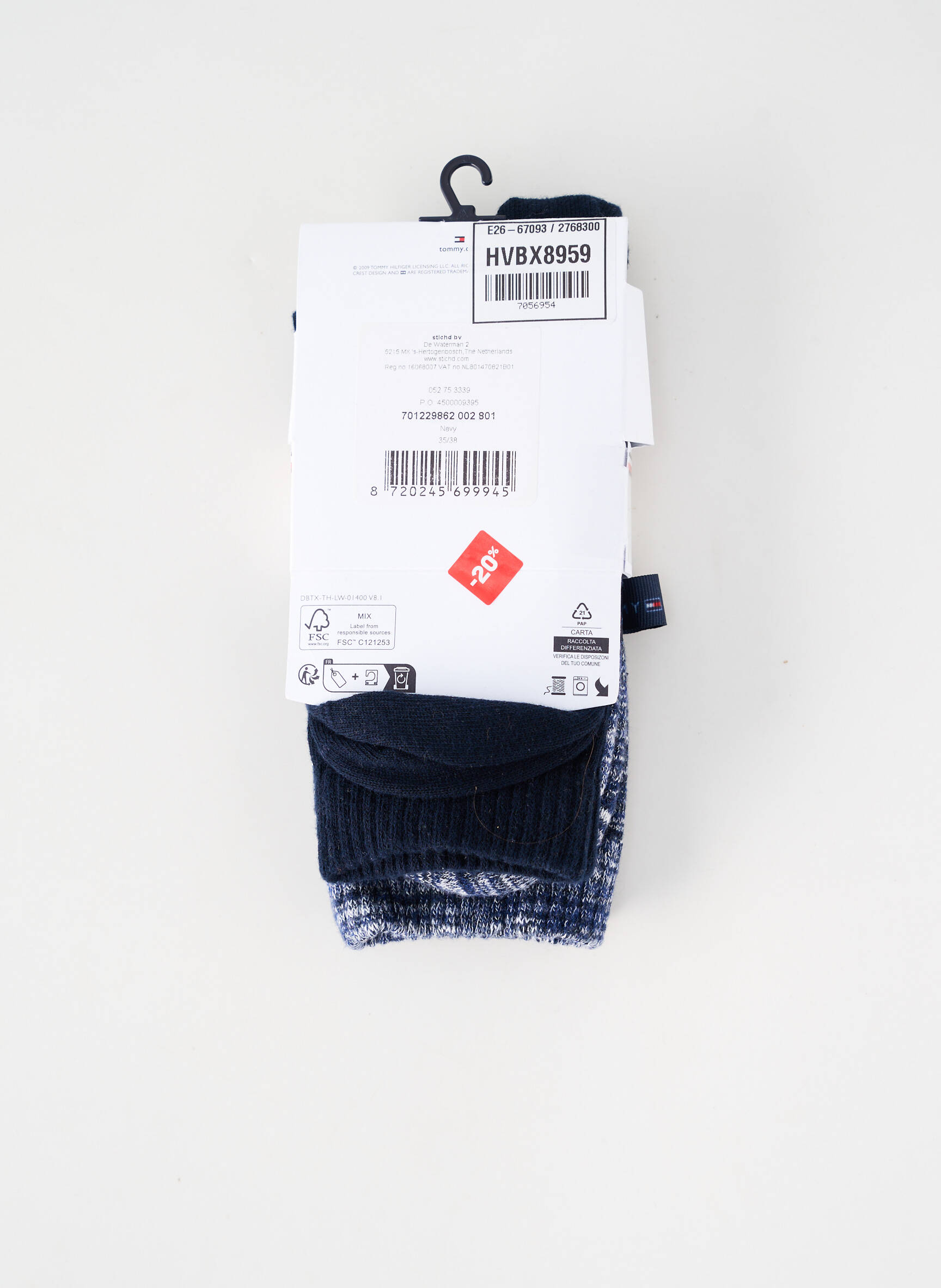 Șosete albastru TOMMY HILFIGER femeie