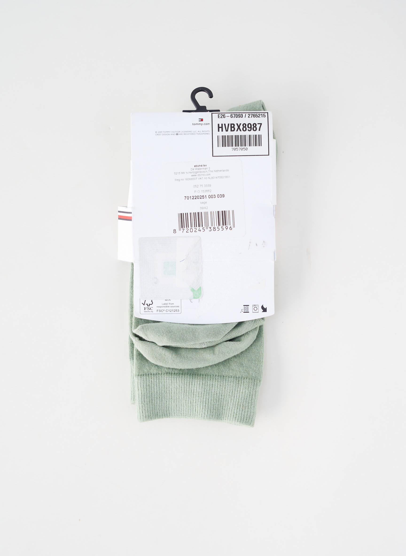 Șosete verde TOMMY HILFIGER femeie