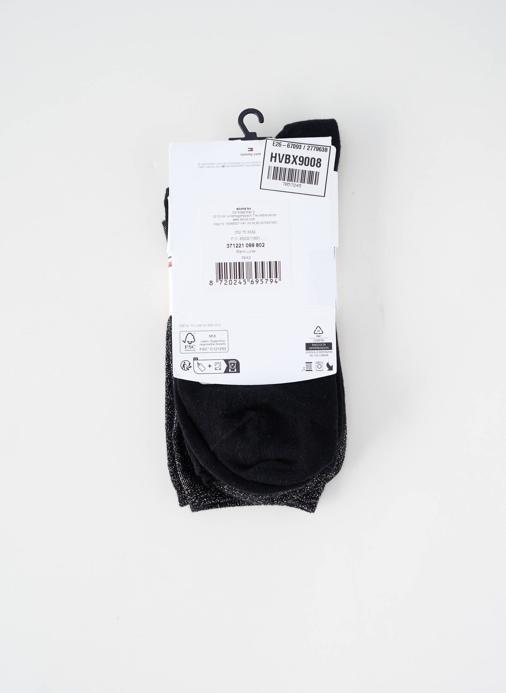 Șosete negru TOMMY HILFIGER femeie